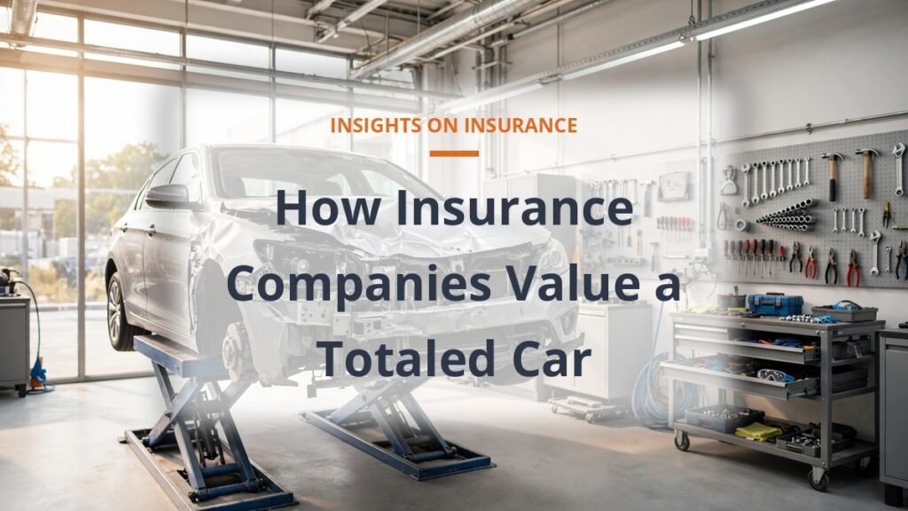 How insurance companies value a totaled car