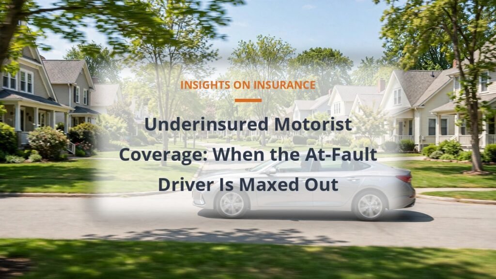 Underinsured motorist coverage explained