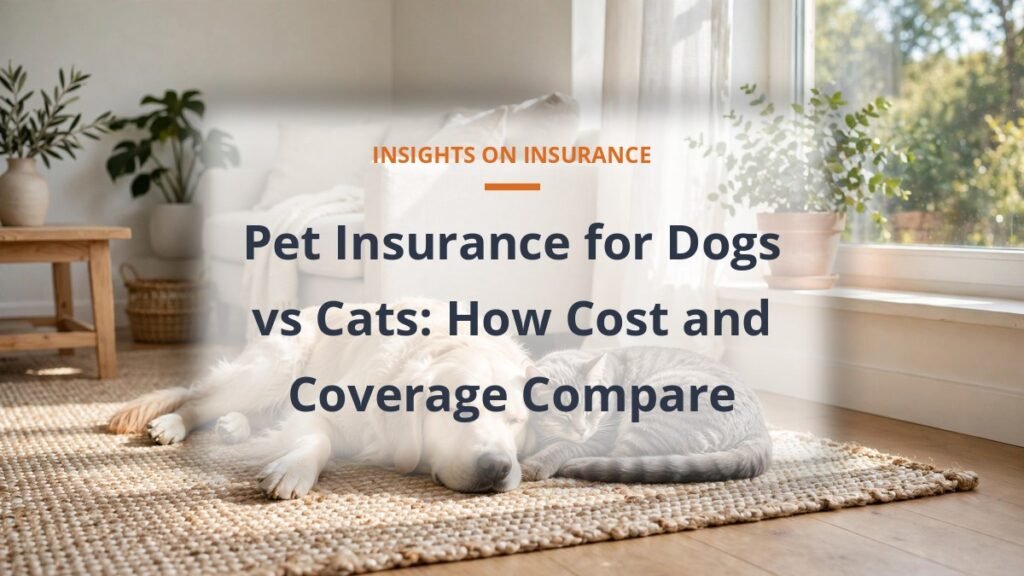 pet insurance dogs vs cats cost guide: pet insurance for dogs vs cats: how cost and coverage compare